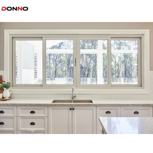 Fenêtre coulissante de maison insonorisée moderne personnalisée isolation thermique et froide fenêtre coulissante en aluminium à double vitrage - Product Image 3