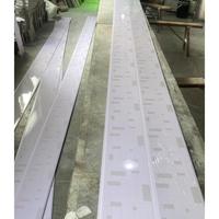 Panel de PVC Decorativo 3D Moderno de Alta Calidad para Interiores, Lámina de Techo de PVC, Panel de Plástico Laminado de PVC