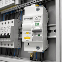 Disjoncteur intelligent WiFi Tuya RCCB/MCB 1P-4P 10A-63A 220V/380V avec contrôle à distance par application, verrouillage manuel, capacité de coupure 6kA, certifié CE