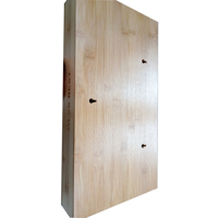 Organisateur de film alimentaire en bambou Youlike 3-en-1, distributeur de papier aluminium, capacité de 5 kg pour garde-manger, tiroir rectangulaire à fermeture éclair sculpté