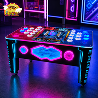 Table d'arcade à boutons de réaction pour deux joueurs Shaking Park avec affichage LED du score, monnayeur japonais, pour centres de divertissement familial