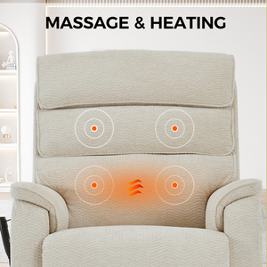 Sillón Reclinable Elevador Multifuncional de Suministro Directo de Fábrica con Masaje y Calor para Personas Mayores - Product Image 6