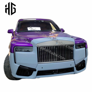 Recién llegado, parachoques delantero de coche con faros delanteros, Kit de carrocería, versión antigua, actualización, nuevo Kit de carrocería Facelift para <span class=keywords><strong>Rolls</strong></span>-<span class=keywords><strong>Royce</strong></span> Cullinan <span class=keywords><strong>2019</strong></span> - Product Image 2