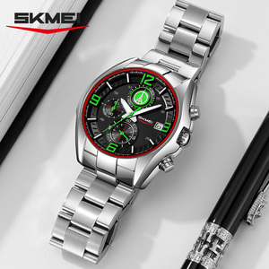 Oem/odm สายนาฬิกาสแตนเลสสตีลลำลองออกแบบได้ตามต้องการมีสไตล์ราคาไม่แพงกันน้ำ3ATM รถยนต์หน้าปัดกระจก - Product Image 4