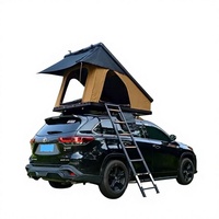 Tente de toit pliable pour voiture, SUV, camping, voyage en plein air, abri de couchage monté sur le toit, vente en gros directe d'usine