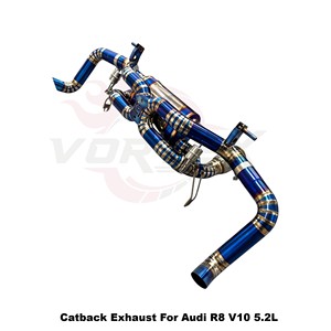 ระบบท่อไอเสียแบบ Catback วัสดุไทเทเนียม Vortex Sport Sound Tuning สำหรับ Audi R8 V10 5.2L ปี 2024-2025 พร้อมวาล์วสุญญากาศ - Product Image 3