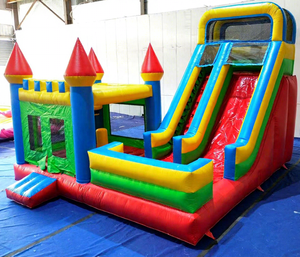 Château gonflable classique avec toboggan, thème conte <span class=keywords><strong>de</strong></span> fées, parc aquatique pour enfants et ensemble <span class=keywords><strong>de</strong></span> château gonflable - Product Image 1