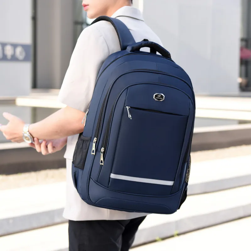 बड़े क्षमता निविड़ अंधकार बड़ा आकार स्कूल बैग 17.3 इंच के लैपटॉप के लिए व्यापार वापस पैक पुरुषों