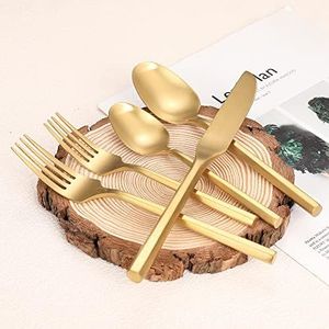 Ensemble de couverts en métal faits à la main avec une finition élégante pour les restaurants, les hôtels et la présentation sur table contemporaine - Product Image 1