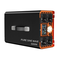 Convertisseur de puissance à onde sinusoïdale pure HOULI 12V 24V 48V vers 110V 220V 3000W 4000W 5000W 6000W 10000W, convertisseur solaire hors réseau