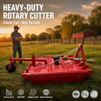Tondeuse rotative agricole montée sur tracteur pour la coupe de l'herbe des pâturages