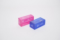 Boîtes d'emballage en plastique PET transparent recyclables et écologiques, impression personnalisée, boîte transparente pour produits électroniques