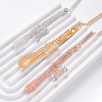 Colliers de luxe pour animaux de compagnie chat cristal collier Zircon Bling colliers de chien strass bijoux pour chiots chats