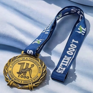Fabricante de Medallas, Diseño al por Mayor, Medallas y Trofeos Deportivos Personalizados de Aleación de Zinc, Premios 3D para Maratón - Product Image 4