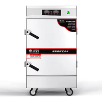 Commercial 24 couches riz vapeur électrique chauffe-aliments armoire en acier inoxydable vapeur armoire cuit fruits de mer vapeur électrique