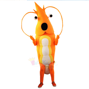 Disfraz de Mascota de Camarón y Cangrejo para Adultos, Divertido, con Antenas Móviles, para Actuaciones Callejeras - Product Image 6
