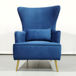 <span class=keywords><strong>Fauteuil</strong></span> luxe de style moderne et contemporain, pour vip, à dossier haut, en velours <span class=keywords><strong>vert</strong></span>, avec ailes - Product Image 2