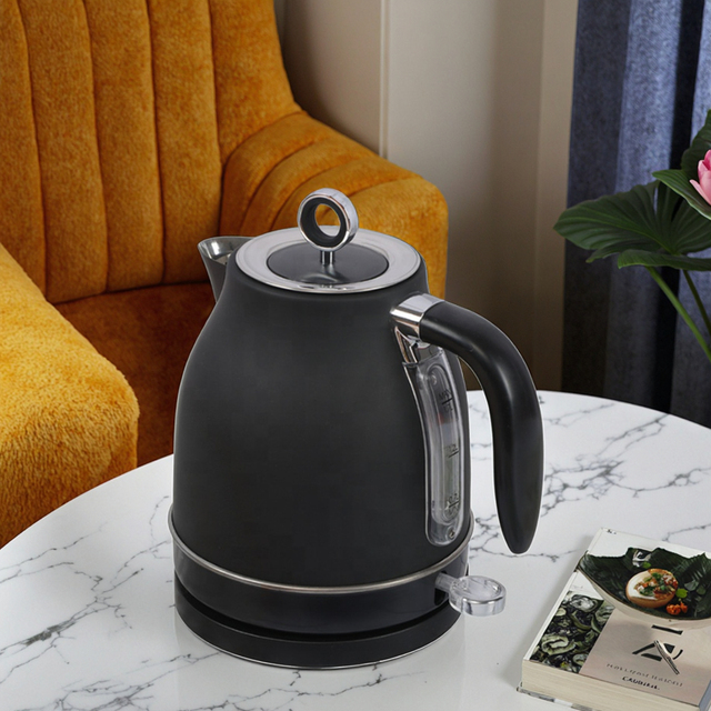 European 1.7L Electric Kettle 304 Stainless Steel Large Capacity Household Appliance Water Factory Wholesale Small Appliances