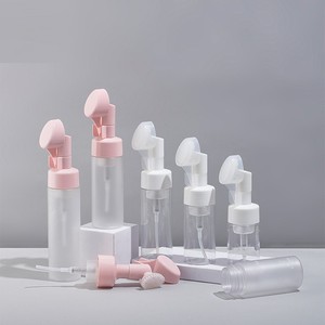 100ml 120ml 150ml 200ml 250ml Plastique PET Nettoyant <span class=keywords><strong>pour</strong></span> le visage Mousse Brosse Pompe Bouteille - Product Image 3