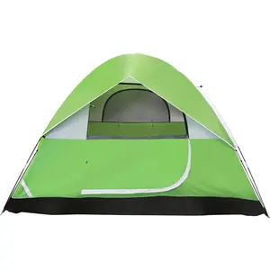 6 אדם קופץ אוהל קמפינג סגנון כיפה עמיד למים רוח אוויר עמיד אוויר אוויר אוהל גדול עבור מטיילים מטפסים