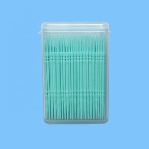 Brosses dentaires interdentaires en <span class=keywords><strong>plastique</strong></span> personnalisées en gros en vrac <span class=keywords><strong>cure</strong></span>-<span class=keywords><strong>dents</strong></span> à la menthe avec emballage en boîte à bas prix - Product Image 6