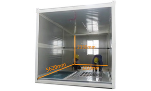 X Gấp Prefab <span class=keywords><strong>Container</strong></span> Nhà Đóng Mở Modular Cabin Không Thấm Nước Tấm Tường Cho Cứu Trợ Thiên Tai Văn Phòng Xây Dựng Phòng Ngủ - Product Image 3