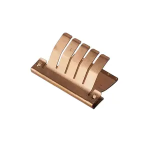 Contato magnético de metal pcb do metal do cobre do bronze elétrico da placa do níquel clipes de mola plana do contato