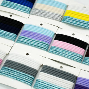 <span class=keywords><strong>Lazos</strong></span> de pelo gruesos de 4mm al por mayor bandas de goma de cuerda de alta elasticidad coloridas <span class=keywords><strong>lazos</strong></span> de pelo básicos para accesorios de pelo de niña - Product Image 4