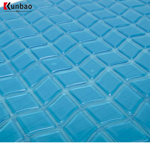 ปลอกหมอนผ้าทำความเย็นหมอนโฟมโพลียูรีเทน3D สีฟ้าทันสมัยฟรีรูปแบบการทำความเย็นด้วยไอซ์คูลลิ่ง - Product Image 3