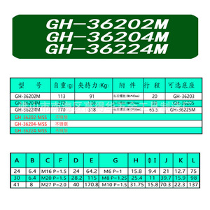 Gao Dehua Push Pull <b>Clamp</b> BRH-36204 Metric Steel Adjustable Clamping Tool For <b>Woodworking</b> Welding Inspection Fixture - Product Image 4