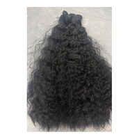 Extensions de cheveux synthétiques japonais Kanekalon 100% Albaso Habesha de 18 pouces, 75g, pour tissage au crochet et à coudre, style érythréen