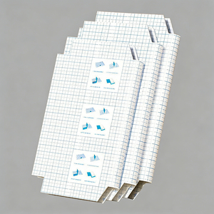 Protège-<span class=keywords><strong>livre</strong></span> auto-adhésif extensible en CPP A4 – Protection transparente en plastique pour manuels et cahiers - Product Image 1
