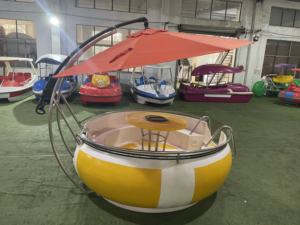 Mesa de Comedor Flotante de Fibra de Vidrio QIQU con Parrilla, Embarcación con Parrilla Eléctrica Comercial <span class=keywords><strong>para</strong></span> 8 Personas, Bote Donut - Product Image 2