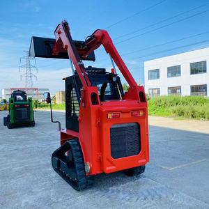 小型ディーゼルスライディングローダー1台の機械クローラースキッドステアローダーミニホイールローダーコアコンポーネントエンジンとポンプ - Product Image 3