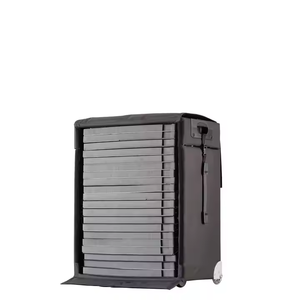 Caja de nailon de lujo 86L al por mayor con cierre de cremallera armario de almacenamiento extraíble personalizado para exhibir gafas estilo sencillo - Product Image 6