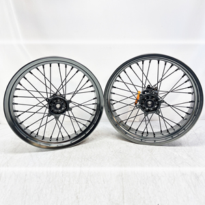 Juego de Ruedas Delanteras y Traseras para Motocicleta, Llantas GLM de Aleación de Aluminio de 16/17 Pulgadas, Supermotard para <span class=keywords><strong>Honda</strong></span> CR250 CRF450R - Product Image 3