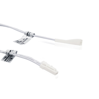 Interrupteur de capteur de porte IR blanc marche/arrêt DC12/24V, capteur de mouvement de porte, capteur IR, lumière LED pour armoire de chambre à coucher