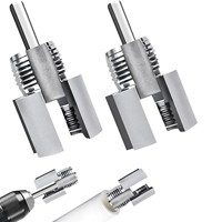 Fileteuse pour tuyaux, filetages internes et externes, perceuse 4/6 branches, tuyau PPR 1/2+3/4, outil de coupe de filetage universel en acier au carbone à tige hexagonale