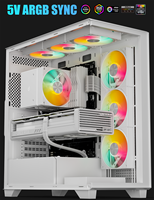 Ventilateur CPU ARGB upHere Wholesale avec 6 caloducs, dissipateur à double tour à contact direct pour PC Gaming Intel LGA 1700 1200 AMD AM5