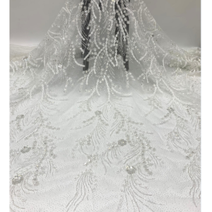 Vải Thêu Vải Tuyn Đám Cưới Dệt Kim Ba Màu Mềm Phổ Biến - Product Image 5