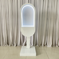 Borne de messages audio SMS avec éclairage pour décoration de mariage