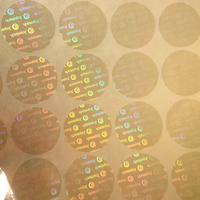 Étiquettes Laser 3D de sécurité hautement transparentes, autocollants holographiques originaux