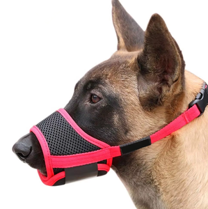 2025 New Soft Nylon Muzzles Anti-Biting Air Mesh Breathable Drinkable Adjustable Loop Pets Dog Mouth and Neoprene - Product Image 3