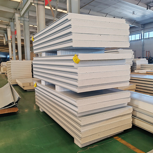 Maisons conteneurs à faible coût 50/75/100/150/200MM, panneaux isolants en PU, murs et toits <span class=keywords><strong>sandwich</strong></span> PUR/PIR, chambre froide - Product Image 5
