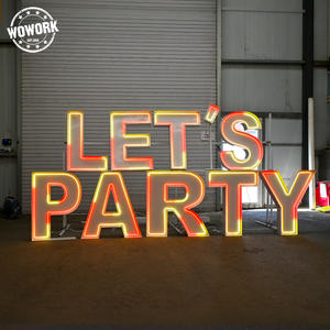 Boîte lumineuse publicitaire LED WOWORK 2026, grande taille, OEM, avec lettres interchangeables pour la décoration de devanture de magasin - Product Image 5