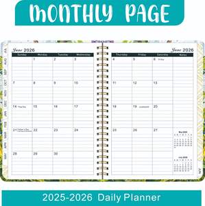Quaderno Calendario Personalizzato all'Ingrosso, Quaderno per la Pianificazione dell'Autodisciplina, Calendario per la Gestione del Tempo, Stampa con Rilegatura a Spirale - Product Image 4