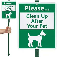 Letrero <span class=keywords><strong>de</strong></span> Aluminio Reutilizable con Impresión UV, Resistente a la Intemperie, para Señales <span class=keywords><strong>de</strong></span> <span class=keywords><strong>No</strong></span> Morder para Perros - Product Image 3