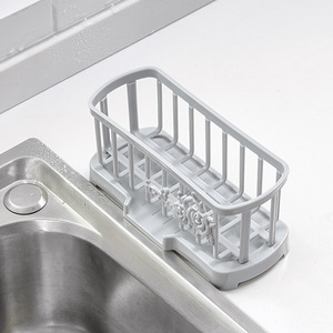 Support de rangement pour torchons et éponges Nenka pour évier de cuisine, organisateur de comptoir rose, bleu, gris, vert - Product Image 4