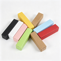 Boîte en carton de couleur ordinaire personnalisée pour l'environnement, emballage de rouge à lèvres, emballage de cosmétiques, petite boîte en papier pour parfum