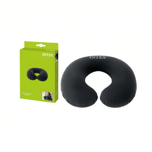 Intex Inflatable Travel Pillow 36x30x10 Cm Flocked Material Neck Support For Airplane Use - Product Image 2